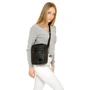 Женская сумка через плечо Sambag Makros черная (70301065)