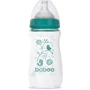 Стеклянная бутылочка для кормления с широким горлышком Baboo Антиколиковая, 250 мл, 3+ мес (3-123)