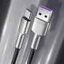 Кабель Baseus USB Cable to USB-C Cafule Metal 40W 1m Purple (CATJK-A05): Тип USB Cable - USB-C