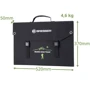 Портативний зарядний пристрій для сонячної панелі Bresser Mobile Solar Charger 120 Watt USB DC (3810070) (930152) фото 2