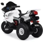 Детский электромотоцикл Bambi Racer белый (M 4216AL-1): Материал корпуса пластик