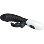 Вібромасажер для стимуляції точки G та клітора LYBAILE Pretty Love Naughty Bunny Black (BW-500071-A3)