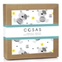 Пелюшка непромокальна Cosas Diaper Bear Teddy Grey 70х120 см (4822052071038)