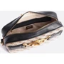 Женская сумка кросс боди GUESS AVIANA CAMERA BAG темно-бежевая (HWJB8414140-LBL): Фактура Матовая, Сафьяно