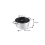 Кастрюля Tescoma Grand Chef 24 см 4.5 л серая: Объем, л 4.5