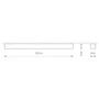 Світильник Nowodvorski 7524 Soft led T8LED 1x22W 3000K: Призначення Универсальное, Для спальни, Для гостиной