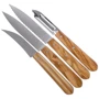 Набор кухонных ножей Opinel Les Essentiels Olive 4 предмета (204.66.30)