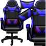 Кресло геймерское PLAYER с подставкой для ног Blue/Black (100002) фото 1
