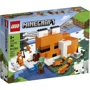 Конструктор LEGO Minecraft Лисья хижина 193 детали (21178)
