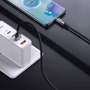 Кабель Baseus USB Cable to USB-C Explorer Series Auto Power-Off 100W 1m Black (CATS000201) фото 8