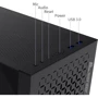 Корпус ALmordor Sparkle 170M Lite Black (ALS170MMLBK): Мощность БП, Вт нет