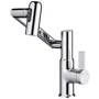 Смеситель для раковины Lefton Single-Hole Rotatable Faucet with Temperature Display-BF2204 Chrome фото 12