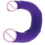 Фаллоимитатор двустороннийToy Joy Vogue Mini Double Dong (синий)