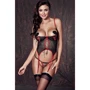 Кружевной корсет с подвязками Anais Jade, XXL