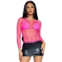 Топ Leg Avenue Long Sleeves T-Shirts Neon Pink One Size