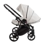 Универсальная коляска 2 в 1 Broco Miracle Black 9023-BMB-05, white, белый фото 12