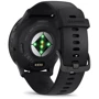 Смарт-часы Garmin Venu 3 Slate Stainless Steel Bezel with Black Case and Silicone Band (010-02784-01): Материал ремешка Силикон