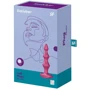 Анальный стимулятор-бусины с двумя моторами Satisfyer Lolli-Plug 1 (Berry)