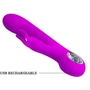Вибромассажер с клиторальным отростком Hot Rabbit, BI-014480