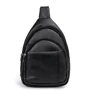 Мужская сумка-слинг Sambag Brooklyn black черная (83111002)