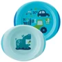 Набор тарелок Chicco Easy Feeding 2 шт 12M+ Голубой (16002.20)