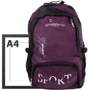 Чоловічий рюкзак Valiria Fashion фіолетовий (4DETAT8621-17): Застібка Молния