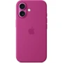 Чехол для iPhone Apple for iPhone 16 Silicone Case with MagSafe Fuchsia (MYY53) : Материалы Силикон