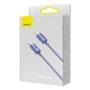 Кабель Baseus Cable USB-C to Lightning Crystal Shine 20W 1.2m Purple (CAJY000205) фото 9