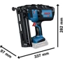 Аккумуляторный гвоздезабиватель Bosch GNH 18V-64M + 2x акумулятори 18V ProCORE 4,0Ah + Lboxx (0601481003) фото 2