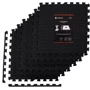 Springos Mat Puzzle EVA пазл 180 x 120 x 1.2 см чорний (FM0005)