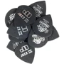Медиатор Набор медиаторов DUNLOP 482P1.14 TORTEX PITCH BLACK JAZZ PLAYERS PACK 1.14: Форма медиатора Jazz