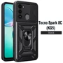 Чехол для телефонов BeCover Military Black for Tecno Spark 8C (KG5) (710005)
