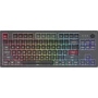 Клавиатура Montech MKey TKL Darkness Gaming Tastatur Gateron Brown US (MK87DB): Дополнительно подсветка клавиш