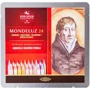 Олівці кольорові акварельні KOH-I-NOOR Mondeluz Portrait 24 шт.: Тип акварельні