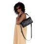 Жіноча сумка-сетчел Guess Brightside Shoulder Bag чорна (HWQB7580190-BLA): Стиль Повсякденний (Casual)