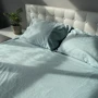 Комплект постельного белья Emily Fiber Marine Stripe микрофибра голубой полуторный (94031225): Размер простыни, см 150x220