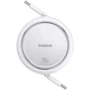 Кабель Baseus Cable USB-C to USB-C Free2Draw Mini Retractable Charging 100W 1m White (P10364500211-00): Длина 1 м