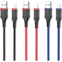Кабель Borofone USB Cable to Lightning 1m Black (BX67): Тип USB-C - Lightning