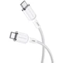 Кабель Borofone USB-C to USB-C Cyber 1m White (BX90): Тип USB-C - USB-C