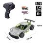 Автомобіль Sulong Toys Speed racing drift на р/у Aeolus сірий (SL-284RHG): Тип двигуна Магнітний
