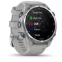 Смарт-годинник Garmin Descent Mk3 43mm Stainless Steel with Fog Grey Silicone Band (010-02753-04): Дисплей 1.2" AMOLED (390x390)