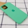 Чехол для iPhone Mobile Case Silicone Case Full Protective Green/Spearmint for iPhone 14 Pro Max: Цвет зеленый