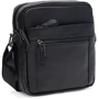 Чоловіча сумка через плече чорна Keizer (K12333-black): Тип ручки Плечевой ремень, Без ручки