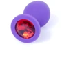 Анальная пробка с кристаллом Boss Series Exclusivity Jewellery Silicon Plug M