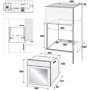 Духова шафа електрична Beko BVM32401XS: Об'єм, л 80