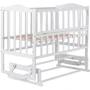 Дитяче ліжечко Babyroom Зайченя маятник ZL-201 біле (624700)