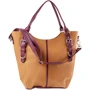 Женская сумка тоут Laskara светло-коричневая (LK-10244-straw-cognac): Материал Искусственная кожа