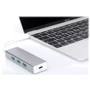 Адаптер Digitus Adapter USB-C to 3xUSB 3.0+USB-C Silver (DA-70242) фото 4