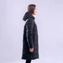 Пуховик Peak FW594058-BLA 40 черный зимний длинный: Сезон Зима