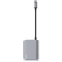 Адаптер Baseus Adapter Enjoyment USB-C to RJ45+USB3.0 HUB Gray (CATSX-B0G): Цвет серый
